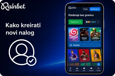 Rainbet registracija novog naloga
