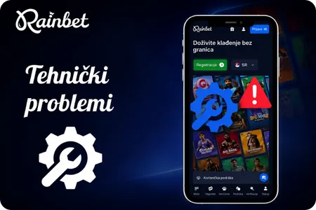Rainbet sajt se ne učitava